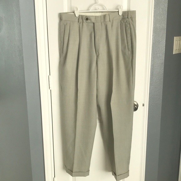 Slates Classic Gray Men's Pants - Picture 1 of 3